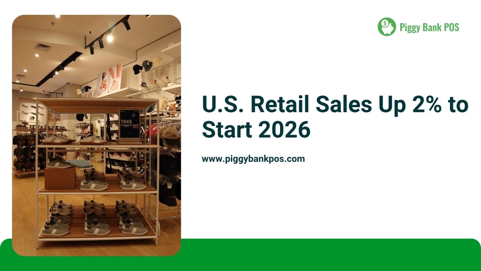U.S. Retail Sales Up 2% to Start 2026 | Piggy Bank POS